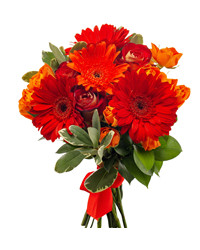 roses and gerberas bouquet. USA